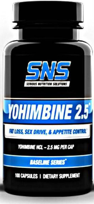 Serious Nutrition Solutions Yohimbine 2.5 by Serious Nutrition Solutions