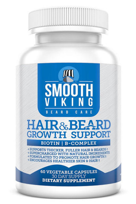  Hair & Beard Growth Support by Smooth Viking