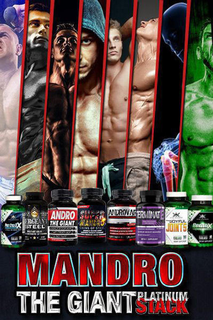 Hardrock Supplements Mandro the Giant Platinum Stack