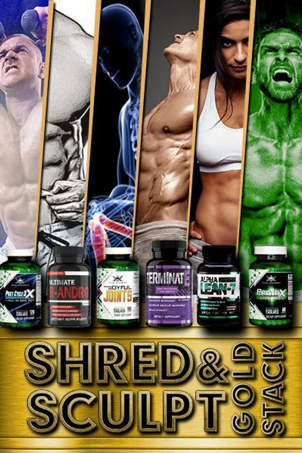Hardrock Supplements Shred and Sculpt Gold Stack