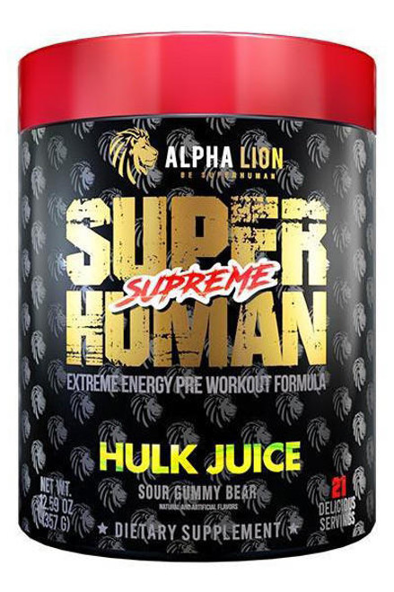 Alpha Lion SuperHuman Supreme Hardcore Stim Pre-Workout by Alpha Lion