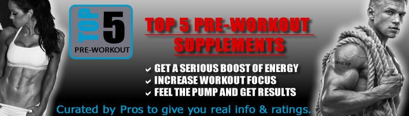 top 5 pre workouts banner